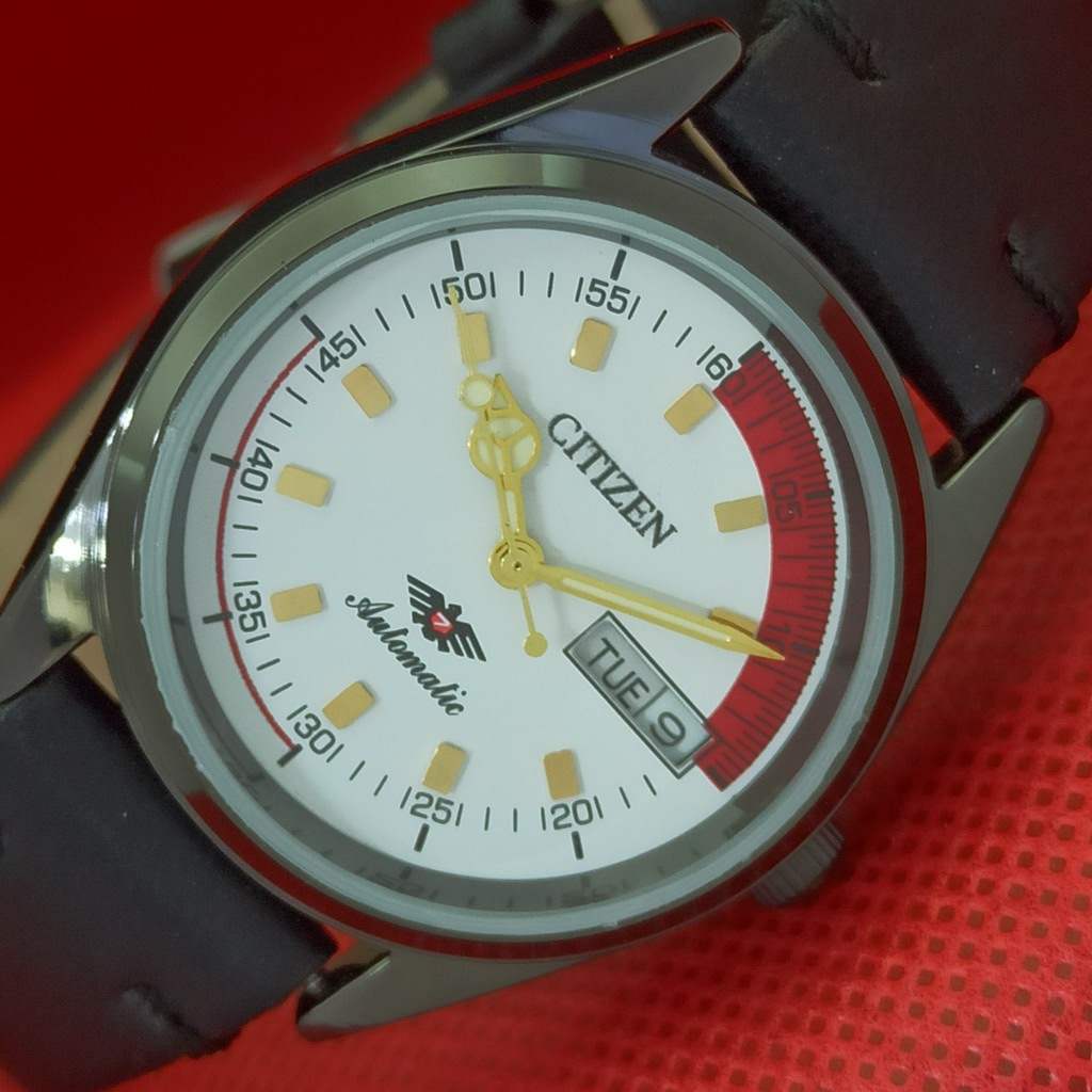 

ВОССТАНОВЛЕННЫЕ ВИНТАЖНЫЕ CITIZEN AUTO 8200 ЯПОНИЯ МУЖСКИЕ D/D БЕЛЫЕ ЧАСЫ 565a-a299490-9 SKU565a-a299490