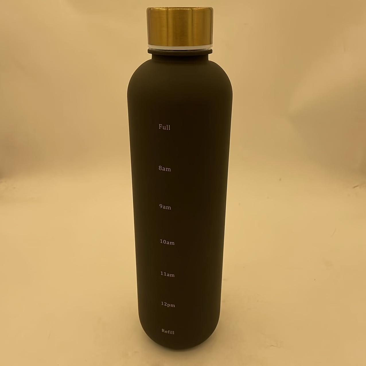 

Мотивационная бутылка для воды объемом 1 л с отметкой времени — многоразовая спортивная кружка для бега, езды на велосипеде и активного отдыха 1000ML белый