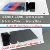 1p BMW M Tri-Color Emblem Badge for 1/3/5/7 Series X1 X3 X5 X6 Waterproof Fender & Trunk 3D Logo Sticker M Sport Car Accessories