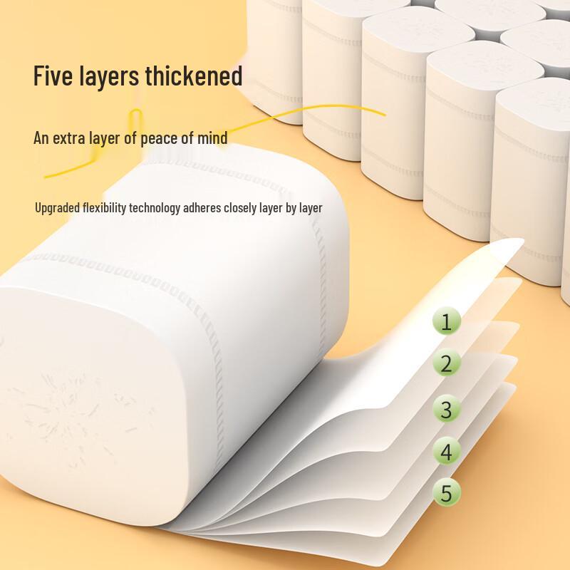 Jinboshi 5-Ply Coreless Toilet Paper