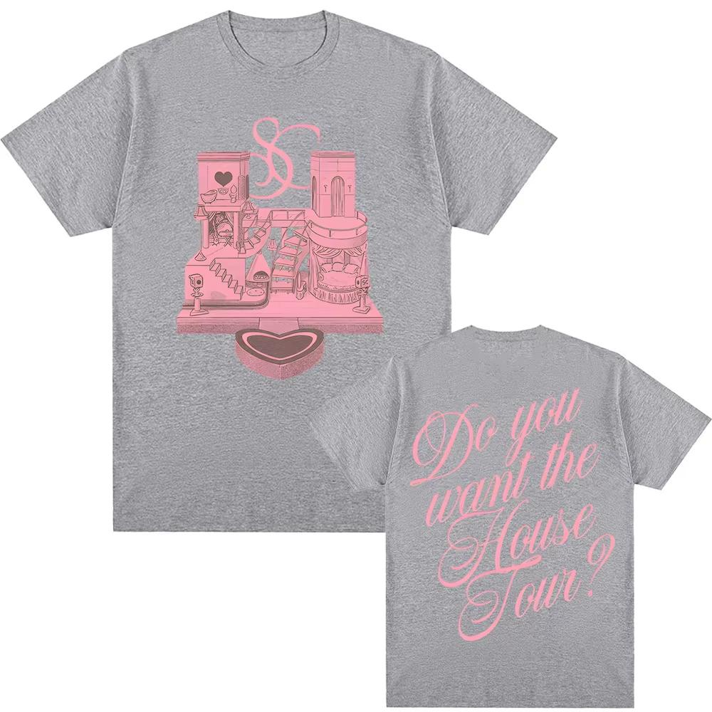 House Tour TShirt 2026 New Style Sabrina Carpenter Same As Official Website High QualityTeeshirt Cotton Round Neck Clothes