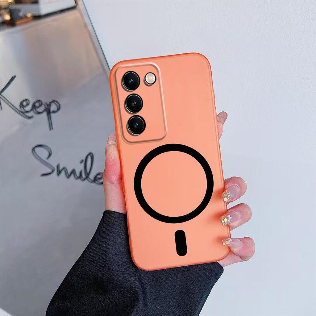 Case for Vivo V30 Lite,Y100 5G,Y100 4G Premium Magnetic Matte Phone Casing Protection Cover