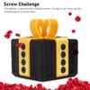Annoying Gift Box with Screws 3D Printed Funny Annoying Present Prank Box for Holiday Birthday Gift Gold Black