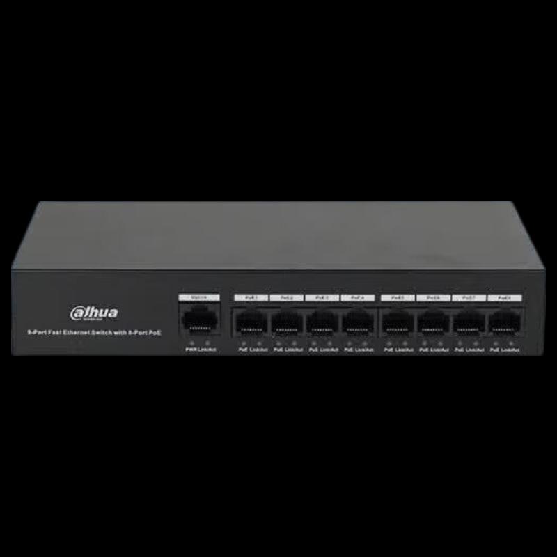 Dahua 100Mbps Unmanaged PoE Switch CN Plug (adapter Included)