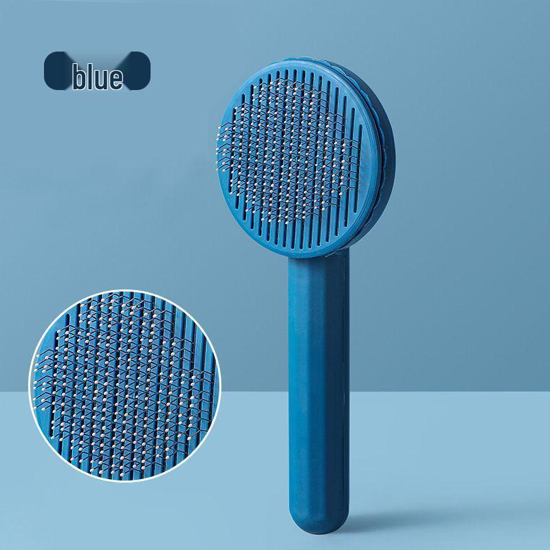Pet Hair Removal Comb for Cats & Dogs - Detangling Brush for Teddy & Bichon Frise