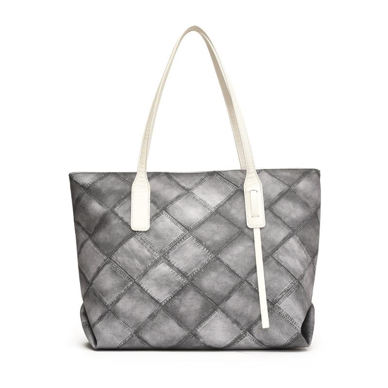 

Сумка женская ромбовидная большая сумка портативная сумка через плечо чёрный