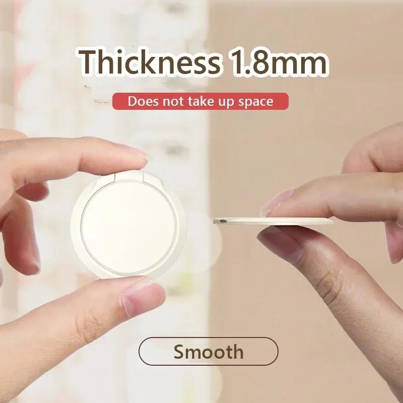 Finger Ring Holder Stand Grip 161 Rotating For Mobile Phone Car Magnetic Mount Phone Back Sticker Pad Unniversal Bracket