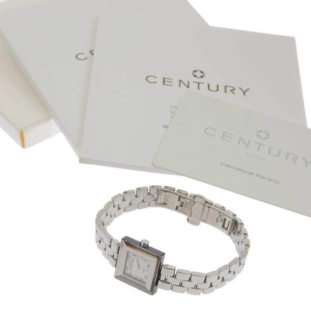 CENTURY jolly joker Watches 907.7.F.AB1.11-SA 8P diamond Silver/White White shellDial Stainless Steel/diamond Quartz Analog display Women Used