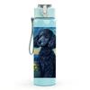 1PC Van Gogh Starry Night Poodle Dog 750ml Color Plastic Sports Water Bottle Leakproof Flip Straw Lid Suitable for Sports Office Home Use