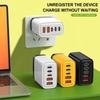 240W Multi-Port Charger: 3 PD + 2 USB Ports, Fast Charging for Apple & Huawei Phones