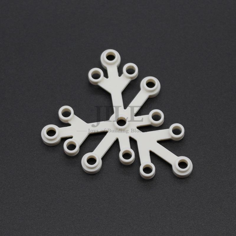 40Pcs Blocks City Moc Plants Leaves 6X5 Green Tree Building Bricks 2417 Compatible With Garden Grass Flower Accessories Toys