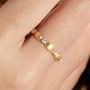 Medieval Classic Brushed Ring Women's New Italian Craftsmanship Retro Niche Design High-end Rice Ring