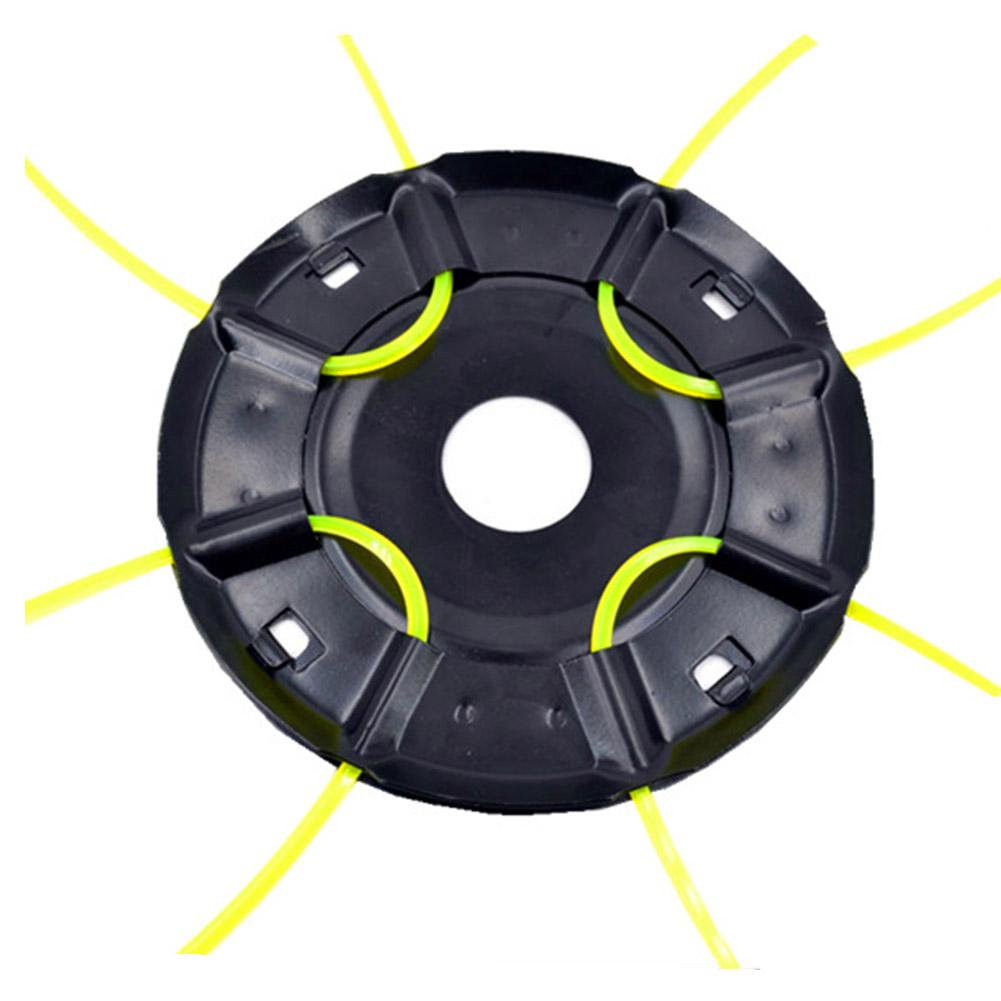 Strimmer Grass Head Trimmer, Solid Steel Wire Wheel & Thread Line Garden Head, Solves Lawn Mowing Inefficiency & Brush Clearing