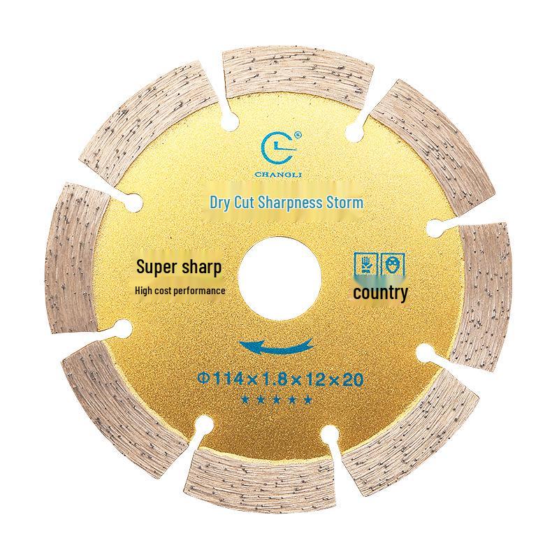 Marble & Granite Dry Cutting Diamond Saw Blade - 114mm Dry Cutting King Blade for Stone & Marble Sheets