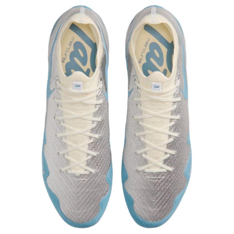 Patta X Nike Mercurial Zoom Vapor 16 Elite FG Waves Pack Noise Aqua Unisex Sneakers White Chrome Noise-Aqua-White IQ3365-002