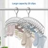 Strong Support Stainless Steel Hanger Space Saving Rustproof Windproof Drying Rack Steel Material No Deformation