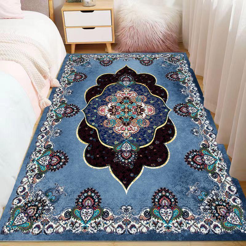 

Ковры для гостиной в европейском стиле, декор для спальни, мягкий ковер, современный ковер, противоскользящий коврик для пола 100 * 200cm