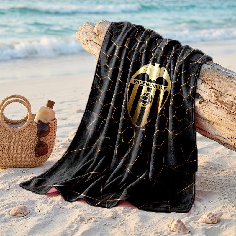 Valencia FC Nadruk Mikrofibra Ręcznik Plażowy Szybkoschnący Chłonny Duży Ręcznik Na Plażę Pływanie Podróż
