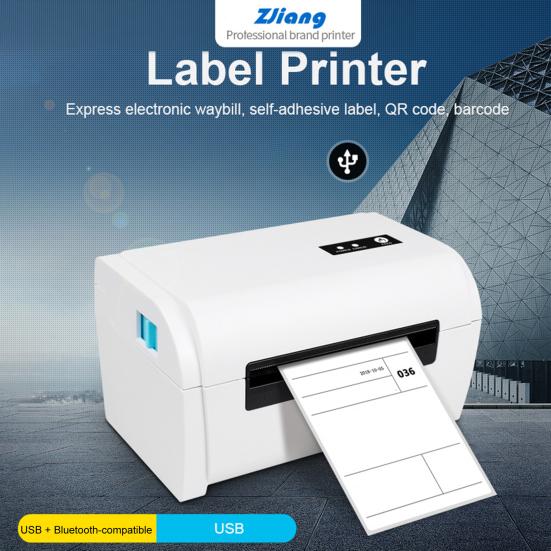 Thermal Label Printer Direct Thermal High Speed Printer Low Noise Apply to Labeling,Compatible with Window Bluetooth/USB Wireless Sticker Printer Maker 110±0.5mm Android iOS Thermal Label Printer Direct Thermal High Speed Printer Low Noise Apply to Labeling,Compatible with Window Bluetooth/USB Wireless Sticker Printer Maker 110±0.5mm Android iOS