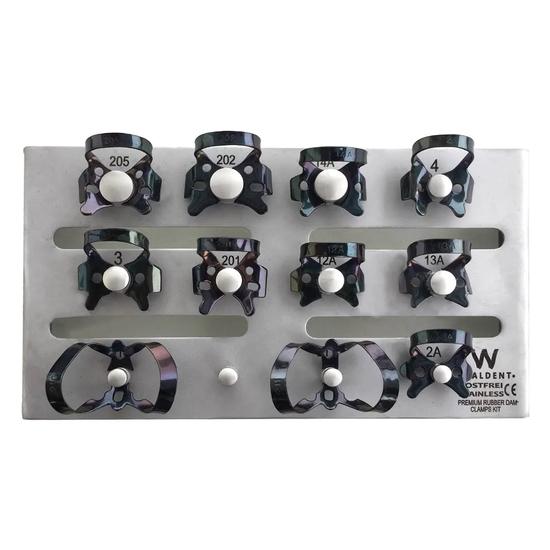 

Waldent Rubber Dam Clamps Kit Titanium Black (Set of 11) (K16/4)