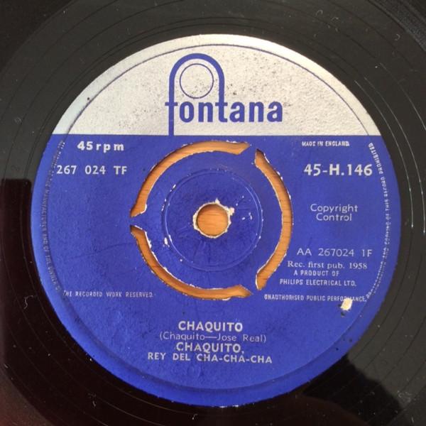 7inch Record CHAQUITO - Chaquito 45H146 Fontana 1958 UK Jazz Used