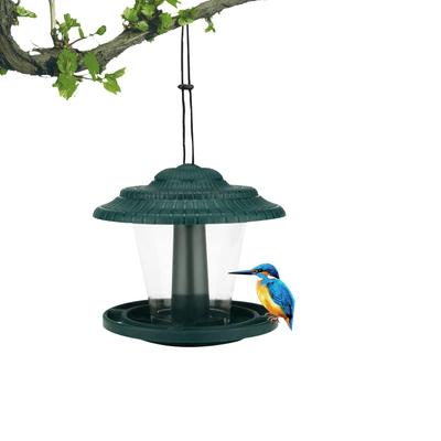Dispositivo de Alimentação Automática para Jardim Alimentador para Pássaros Selvagens Alimentador Suspenso à Prova d'Água