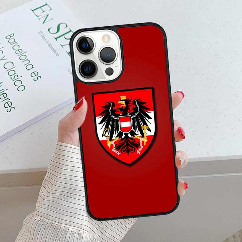 

Austria Flag Phone Case cover For iPhone 17 Air 15 16 16e 14 13 Pro Max Coque 12 11 Pro Max For Apple PLUS fundas iPhone 11pro max