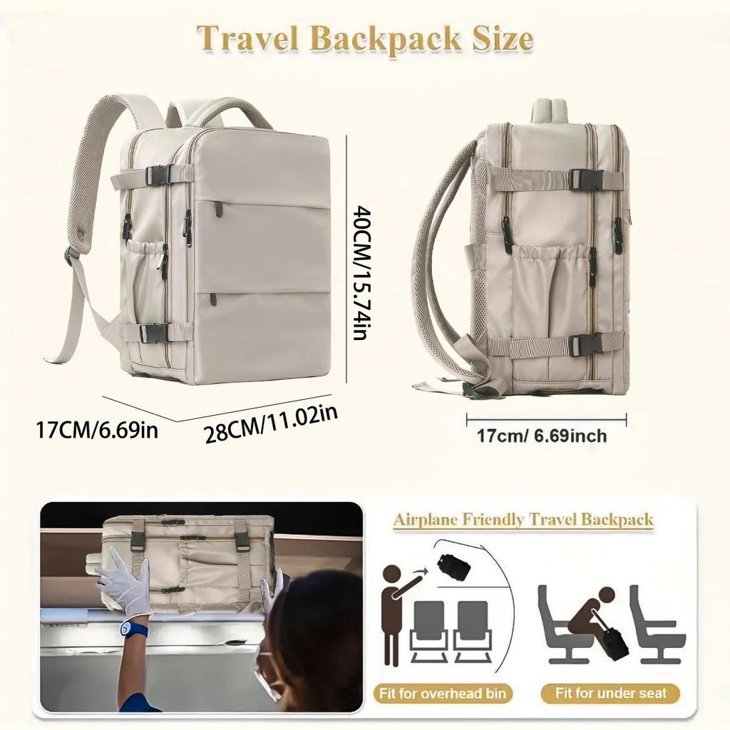 Feihong Multipurpose Waterproof Business Travel Backpack with Dry/Wet Separation and Large Capacity