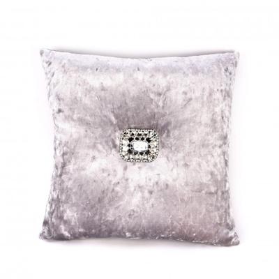 Hestia Diamante Crushed Velvet Cushion 35cm
