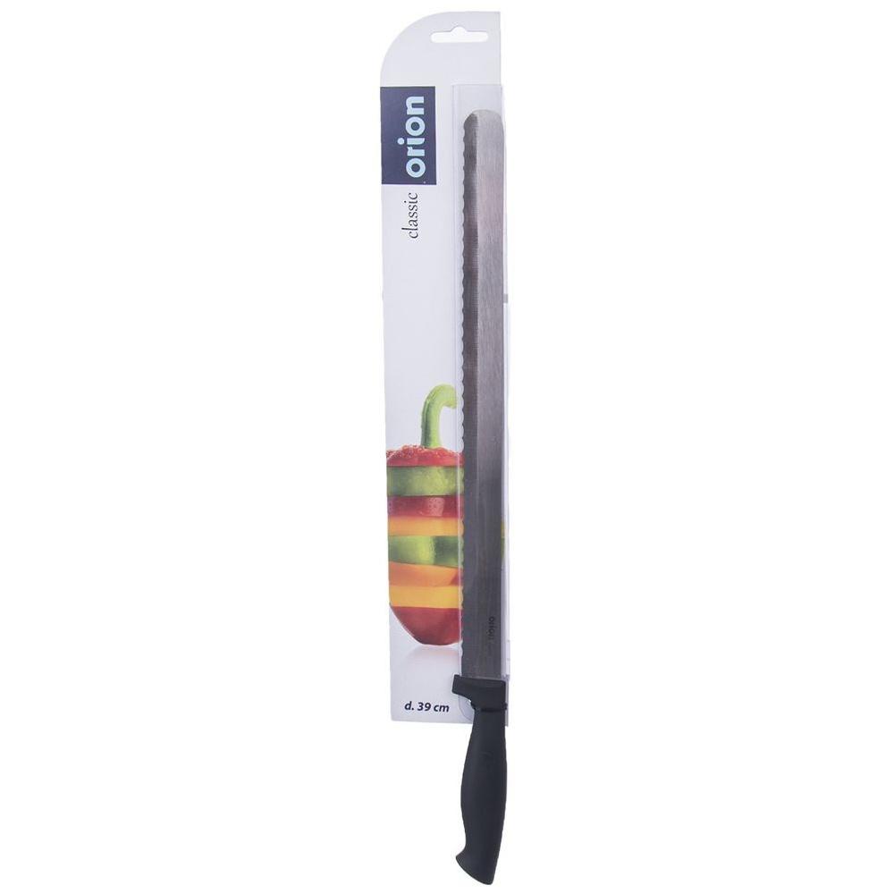 Steel serrated cake knife CLASSIC 39 cm