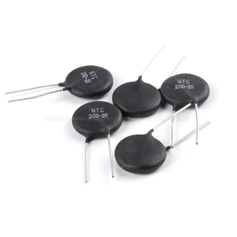 10PCS Thermal Resistor NTC 2.5D 3D 5D 8D 10D 16D 20D 22D 47D -5 -7 -9 -11 -13 -15 -20 R 10 Ohm NTC10D-9 NTC5D-9 NTC3D-9 NTC3D-15