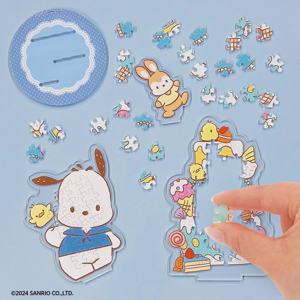 Beverly [Jigsaw Puzzle x Acrylic Stand] Acrylic Stand Pop Pochacco [New Puzzle to Assemble and Display] [No Glue Required] 54 Pieces SP-003