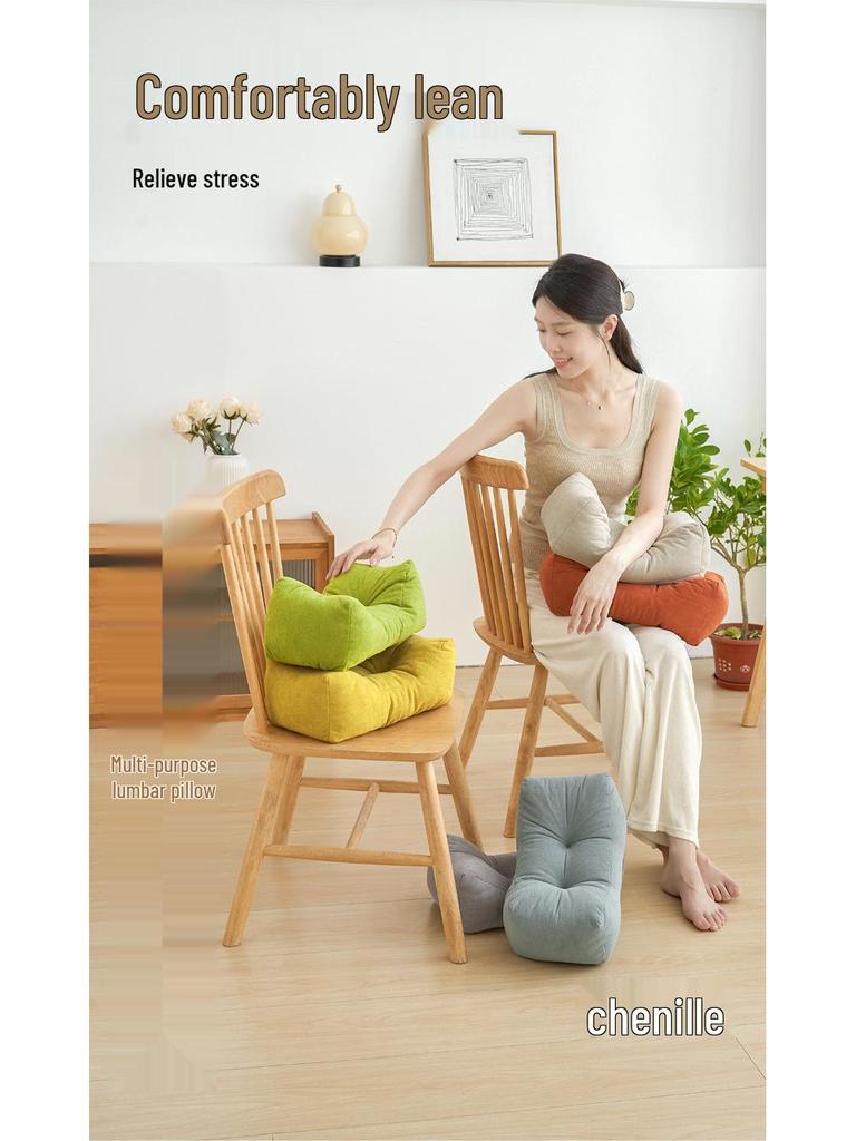 Office Nap and Lumbar Support Pillow - Backrest Cushion for Students and Chairs