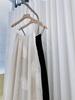 Elegant 3D Embroidered Ramie Suspender Dress - New Chinese Style