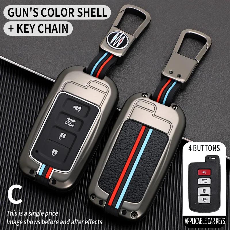 Car Key Case Cover for Toyota Camry Corolla RAV4 Highlander Avalon 2015 - 2017 Protector Smart Control Shell Holder