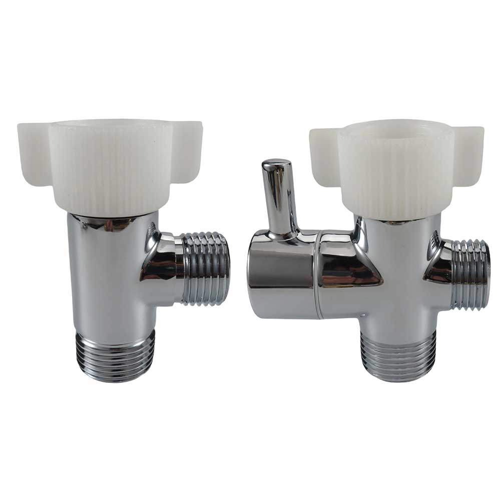Solid Brass Construction Bidet T Adapter Toilet T Valve