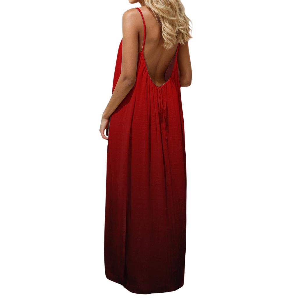 Robe décontractée à imprimé dégradé pour femme