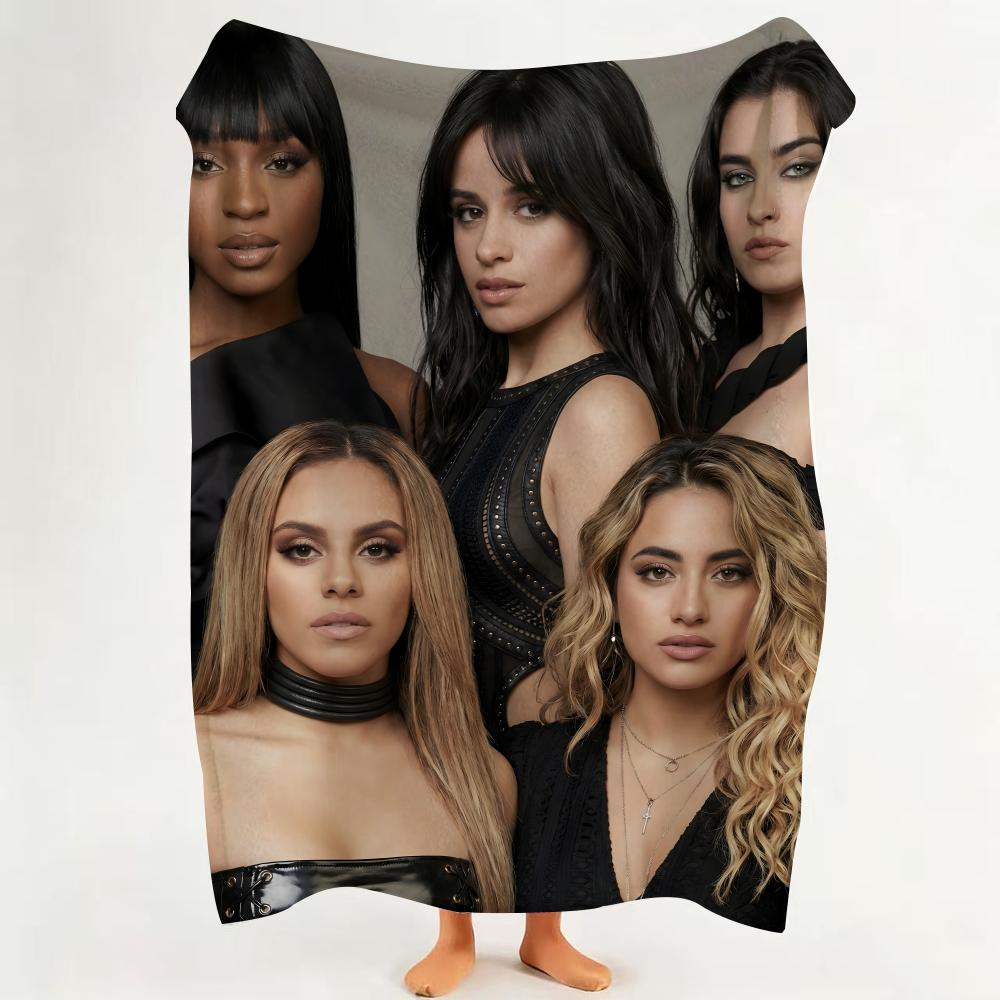 

Band F Fifth H Harmony Throw Flannel Throw Blanket Suitable for Sofa Living Room Bedroom 75cmx90cm