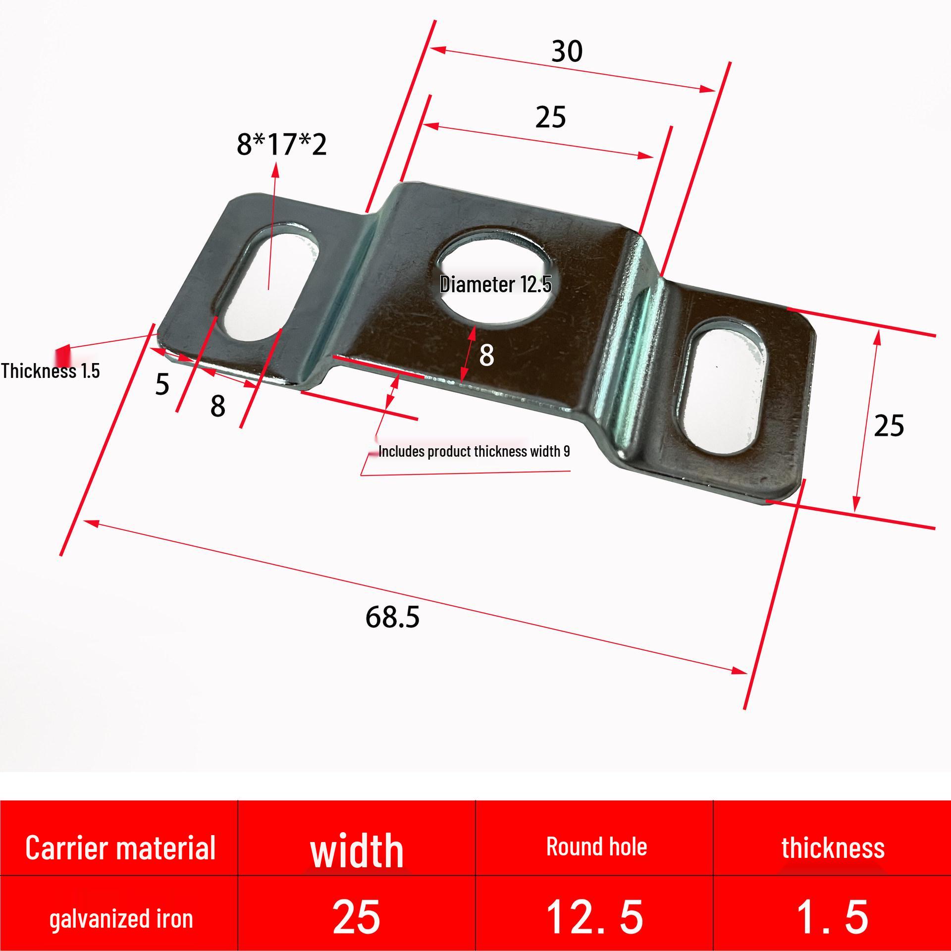 Tiger Brand Stainless Steel Roller Conveyor Upper & Lower Support Hardware Accessories