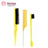 Cross-Border Hairdressing Comb and Brush Set: Rat-Tail, Teasing, Double-Ended, Styling, Toothbrush Eyebrow Brush for Makeup and Updos