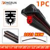YONGRUN 1PC Wiper 19mm Car Windshield Wiper Blades 14"16"17"18"19"20"21"22"24"26"28" 11 Layer Rubber Wiper Automotive Parts