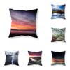 Natural Landscape Starry Sky Landscape Pillow Cover Sofa Decorative Pillow Cover Chair Cushion Cover Room Home Decoration