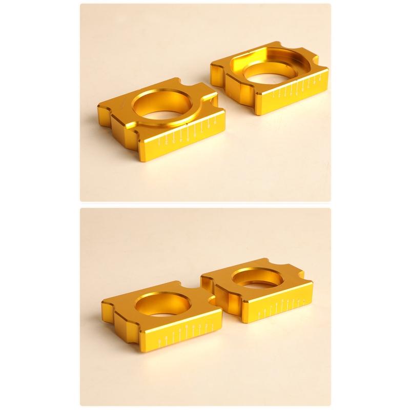 Axle Blocks Chain Adjuster for 690 790 950 990 1050 1090 1190 1290  Supermoto Super Adventure  S 2pcs