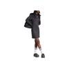 Adidas Originals Solid Color Round Neck Slim Fit Short Long Sleeve Dress Women dresses Gray IY9657