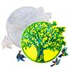 Holographic  Ornament Silicone Mold Wall Sticker Mold Resin Casting Pendant Mold Suitable for Diy Crafts
