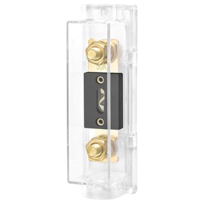 Car Fuse Wire ANL-50A, Gold, 1 Piece, Fuse Holder with Fuse, Automotive, Motorcycle, Audio Subwoofer Supplies