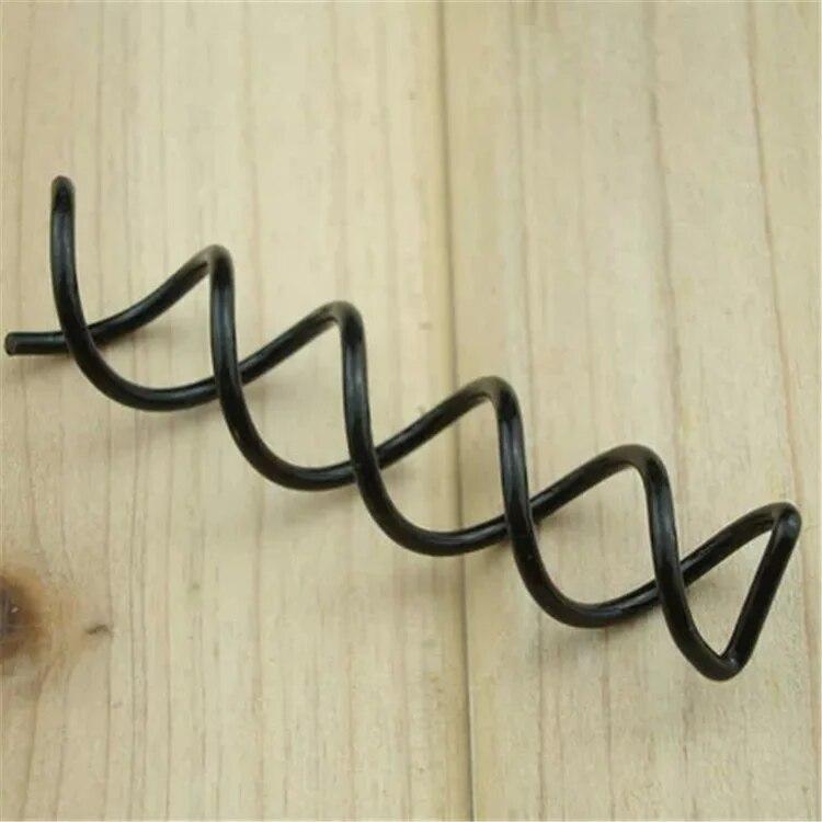 1PC Womens Spiral Spin Screw Girls Hair Accessories Twist Hair Clips Black Hairpins Hair Pins for Women Bun Maker Headwear