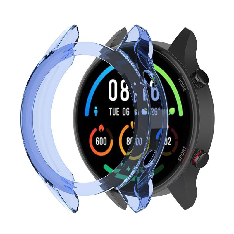 Protective for Case for  Mi Watch Color Sports Edition Scratch-Resistant Shockproof Frame Cover Wear Resistant for Shell