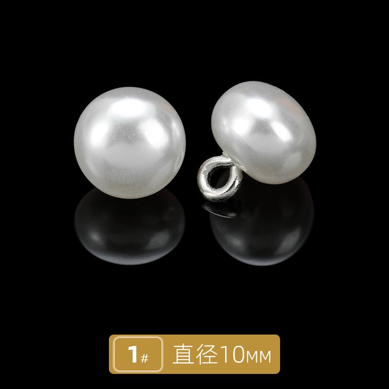 10 szt. Guzik do kardiganu Guzik do czongsamu Guzik do koszuli Perłowy Okrągły Żywiczny Guzik bez dziurki Guzik do koszuli Sukienka swetrowa Guzik z koralikami