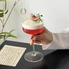 Japanese Style Thin Cocktail Glasses Cups Atmosphere High-foot Glass Square Champagne Cup Transparent Cocktail Glass Cups